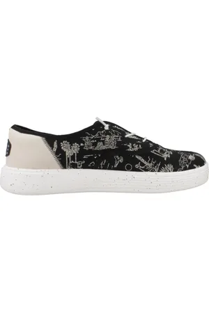 Hey dude Buty, Mężczyzna, Czarny, 42 EU, Sneakersy Pustynne dla Stylowego Komfortu
