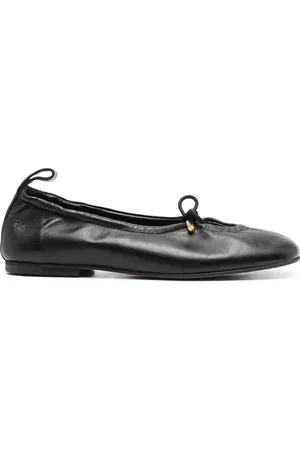 ALOHAS Buty, Kobieta, Czarny, 36 EU, Czarne Skórzane Buty z Dziurką