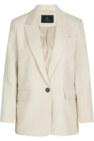 Bruuns Bazaar Kurtki, Kobieta, Beżowy, XL, Poliester, Cindysusbbfrida Blazer