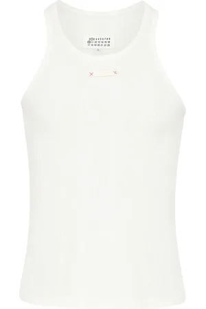 Maison Margiela Koszulki, Mężczyzna, Beżowy, M, Beżowy Top