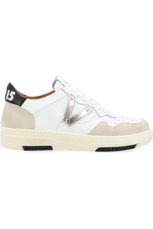 Via Roma Buty, Kobieta, Biały, 39 EU, Stylowe Skórzane Sneakersy