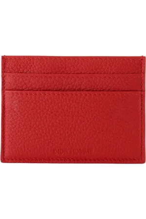 Dior Akcesoria, Mężczyzna, Czerwony, ONE SIZE, Skóra, Cardholder