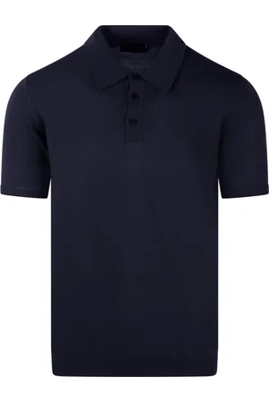 Roberto Collina Koszulki, Mężczyzna, Niebieski, S, Klasyczny Polo z Bawełny