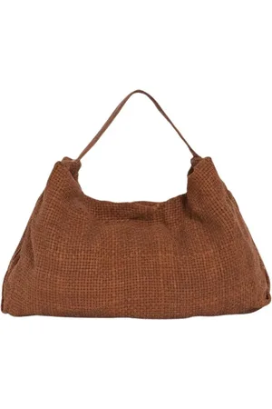 MALABABA Torebki, Kobieta, brązowy, ONE SIZE, Ręcznie Pleciona Skórzana Torba