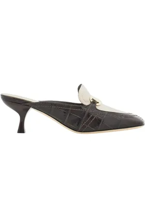 Salvatore Ferragamo Buty, Kobieta, brązowy, 39 EU, Brązowe buty Sabot dla mężczyzn