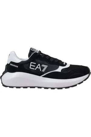 EA7 Buty, Mężczyzna, Czarny, 43 1/2 EU, Sznurowane sneakersy