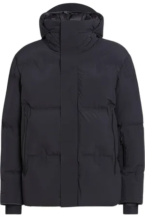 Ermenegildo Zegna Kurtki, Mężczyzna, Czarny, S, Nylon, Nylonowa Kurtka Puffer