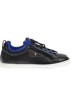 Fendi Buty, Mężczyzna, Czarny, 43 EU, Skóra, Sneakersy