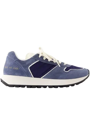 COMMON PROJECTS Buty, Mężczyzna, Niebieski, 43 EU, Skóra, Skórzane Sneakersy Track