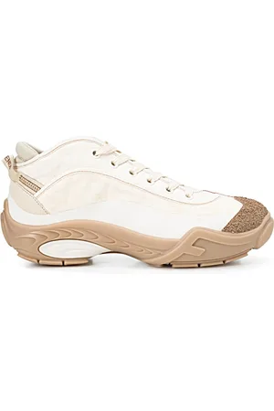 Fendi Buty, Mężczyzna, Beżowy, 42 EU, Casual Sneakers
