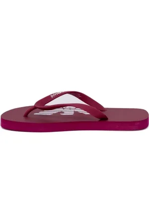 Emporio Armani Buty, Kobieta, Czerwony, 37 EU, Gumowe klapki