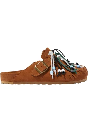 Scarosso Buty, Kobieta, brązowy, 37 EU, Skóra, Gea Desert Damskie Klapki Mule z Chwostami