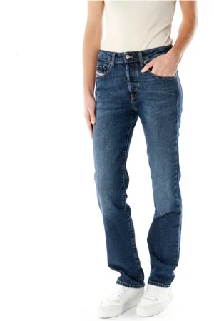 Diesel Jeansy, Kobieta, Niebieski, W25 L32, Denim, Jeansyy Denim o prostym kroju