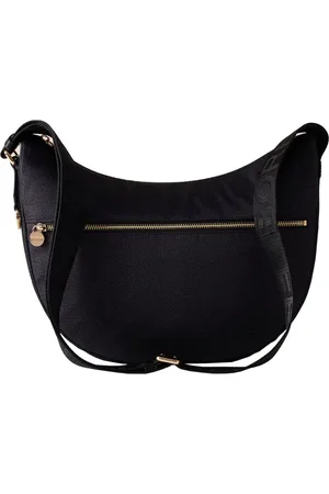Borbonese Torebki, Kobieta, Czarny, ONE SIZE, Poliester, Luna BAG Medium - Torba typu hobo