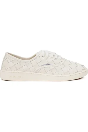 Bottega Veneta Buty, Mężczyzna, Biały, 40 EU, Plecionki ze skóry Sneakers