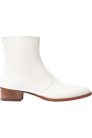 Scarosso Buty, Mężczyzna, Biały, 42 EU, Skóra, Warren Ankle Botki