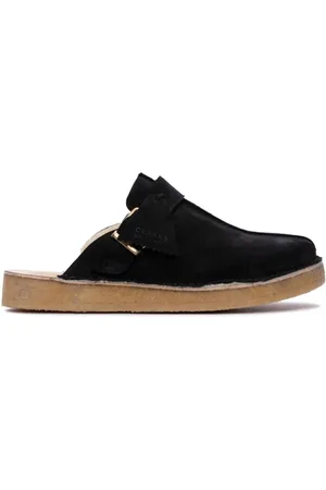 Clarks Buty, Kobieta, Czarny, 38 EU, Skóra, Klapki