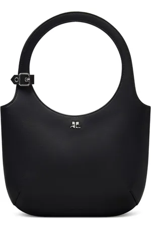 Courrèges Torebki, Kobieta, Czarny, ONE SIZE, Skóra, Święta Skórzana Torba