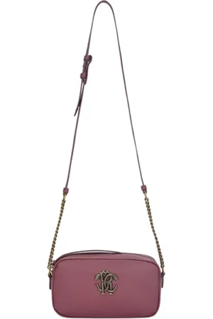Roberto Cavalli Torebki, Kobieta, Czerwony, ONE SIZE, Lusterko Wąż Torba na Aparat Kompaktowy Design