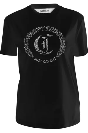 Roberto Cavalli Koszulki, Kobieta, Czarny, XS, Koszulki i Pola Czarne