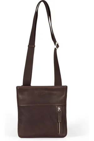 Howard London Torebki, Mężczyzna, brązowy, ONE SIZE, Skóra, Torba na ramię Messenger