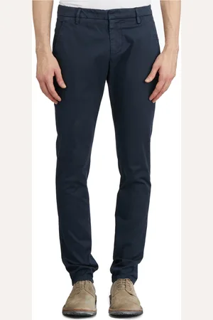 Dondup Spodnie, Mężczyzna, Niebieski, W30, Bawełna, Spodnie Cotton Gaubert Model