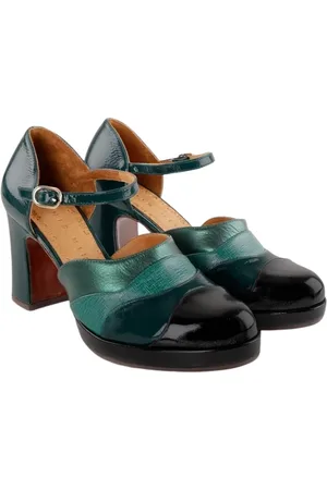 Chie Mihara Buty, Kobieta, Wielobarwność, 40 EU, Skóra, Metaliczne skórzane szpilki
