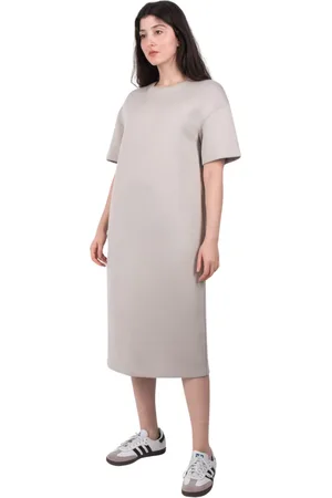 Max Mara Sukienki, Kobieta, Beżowy, M, Califfo Sukienka z dżerseju