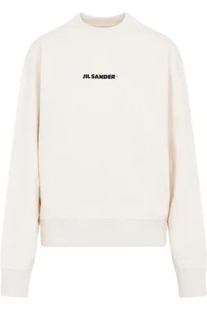 Jil Sander Bluzy, Kobieta, Beżowy, M, Beżowy Bawełniany Sweter Noos