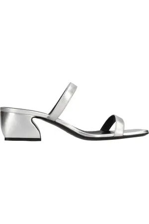 Sergio Rossi Buty, Kobieta, Szary, 39 EU, Sandały Srebrne