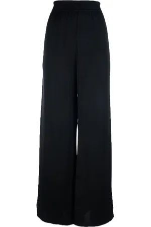 Fabiana Filippi Spodnie, Kobieta, Czarny, S, Amelia Satin Trousers