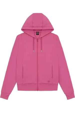 Colmar Bluzy, Kobieta, Różowy, M, Bawełna, Rozpinana bluza dresowa