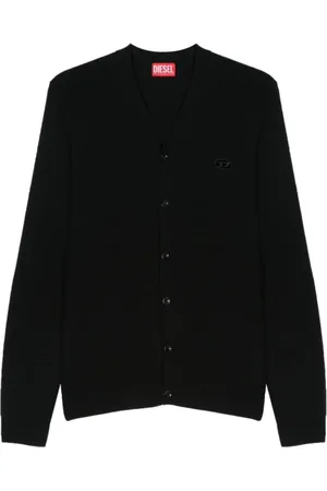 Diesel Swetry, Mężczyzna, Czarny, L, Wełna, K-Zannis Cardigan
