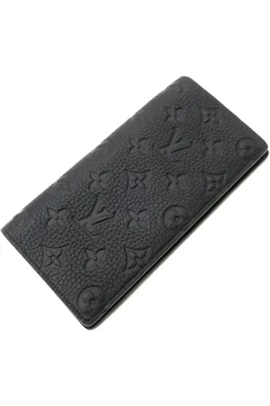 LOUIS VUITTON Pre-owned, Mężczyzna, Czarny, ONE SIZE, Skóra, Pre-owned skórzane portfele