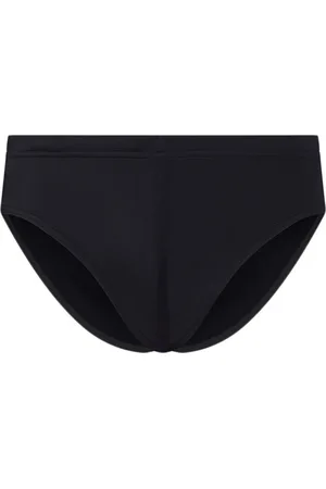 Dsquared2 Stroje kąpielowe, Mężczyzna, Czarny, L, Slipki kąpielowe z logo liścia klonowego