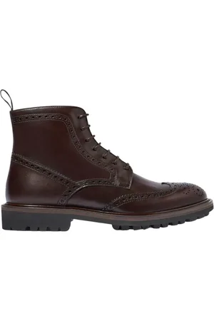 Scarosso Buty, Mężczyzna, brązowy, 44 EU, Skóra, Thomas Sznurowane Buty