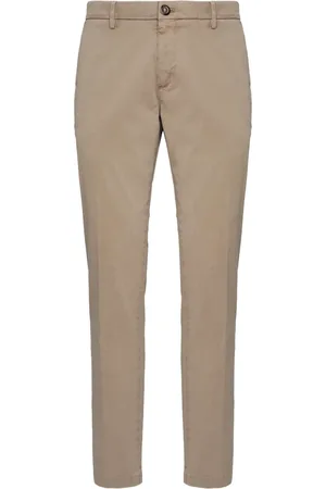 Boggi Milano Spodnie, Mężczyzna, Beżowy, W33, Bawełna, Bawełniane spodnie stretch