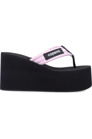 COPERNI Buty, Kobieta, Czarny, 39 EU, Skóra, Stylowe sandały na koturnie
