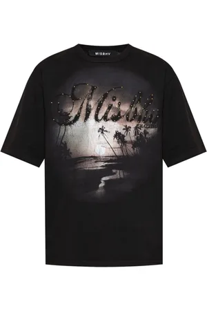 MISBHV Koszulki, Mężczyzna, Czarny, M, Stylowy Czarny T-shirt dla Mężczyzn