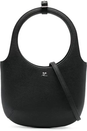 Courrèges Torebki, Kobieta, Czarny, ONE SIZE, Skóra, Torba Crossbody ze skóry Grained