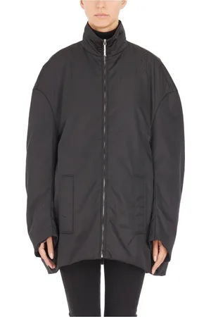Marni Płaszcze, Kobieta, Czarny, S, Padded Cocoon Jacket