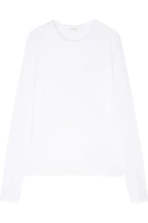 Sportmax Koszulki, Kobieta, Biały, S, Koszulka Albenga Jersey T-shirt