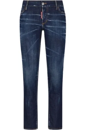 Dsquared2 Jeansy, Kobieta, Niebieski, S, Bawełna, Jennifer Low Rise Jeansy