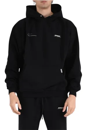 Represent Bluzy, Mężczyzna, Czarny, S, Klub Patron Bluza z Kapturem z Bawełny
