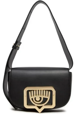 Chiara Ferragni Torebki, Kobieta, Czarny, ONE SIZE, Skóra, Torba na ramię