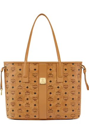 MCM Torebki, Kobieta, brązowy, ONE SIZE, Len, Liz Wendeshopper w Visetos