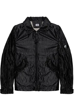 C.P. Company Kurtki, Mężczyzna, Czarny, 4XL, Poliester, Stylowa Kurtka