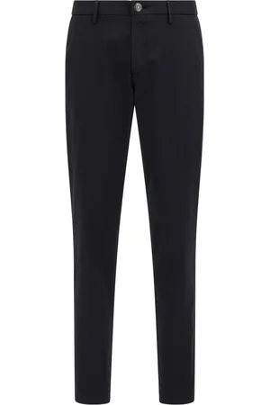 Boggi Milano Spodnie, Mężczyzna, Czarny, W36, Spodnie z elastycznego bawełny/TENCEL?