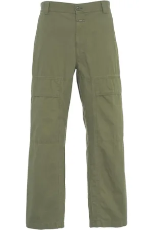 Closed Spodnie, Mężczyzna, Zielony, W33, Bawełna, Cargo Wide Leg Crop