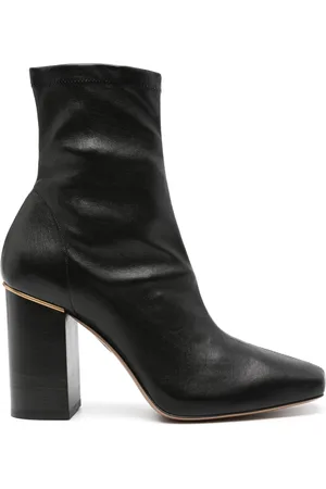 Chloé Buty, Kobieta, Czarny, 39 EU, Skóra, Botki Ambre